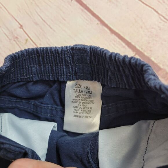 Navy shorts 24mo  - Picture 2 of 3